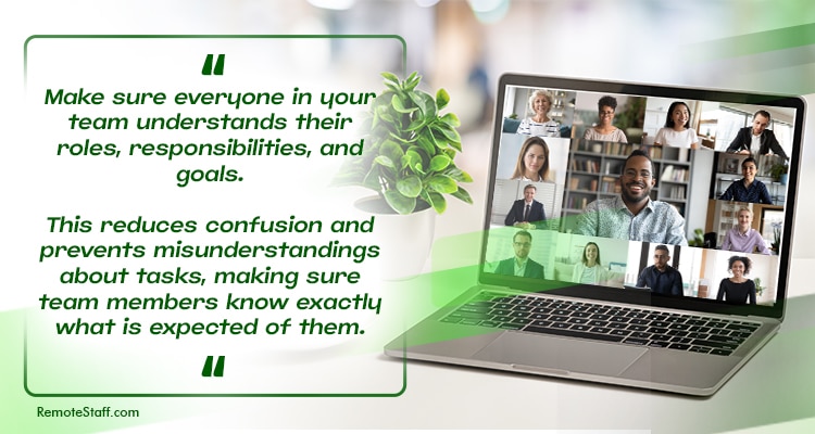 5 Communication Tips For Handling a Remote Team, Virtual Assistant - Quote 1