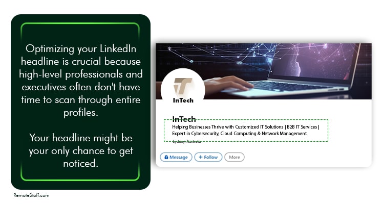 5 Tips to Optimize LinkedIn for Lead Generation, Virtual assistant - Quote 1