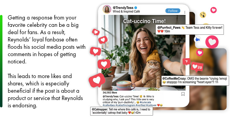 Getting a response from your favorite celebrity can be a big deal for fans