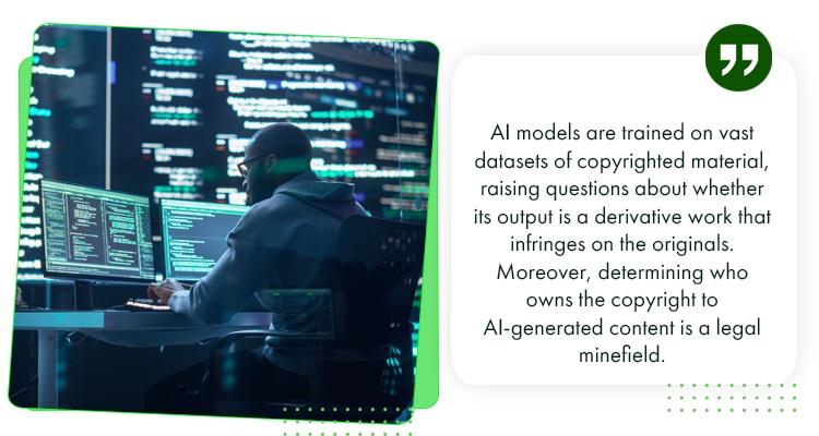 AI models are trained on vast datasets