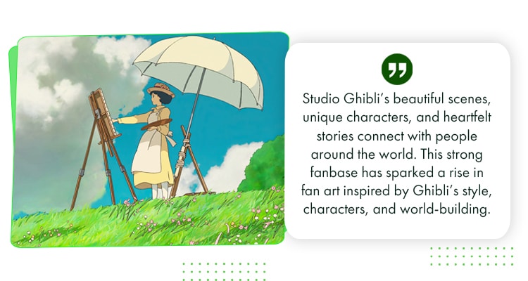 Ghibli, Fan Art, and Grey Areas