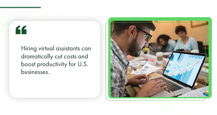 ROI stats and case studies from US businesses using VAs