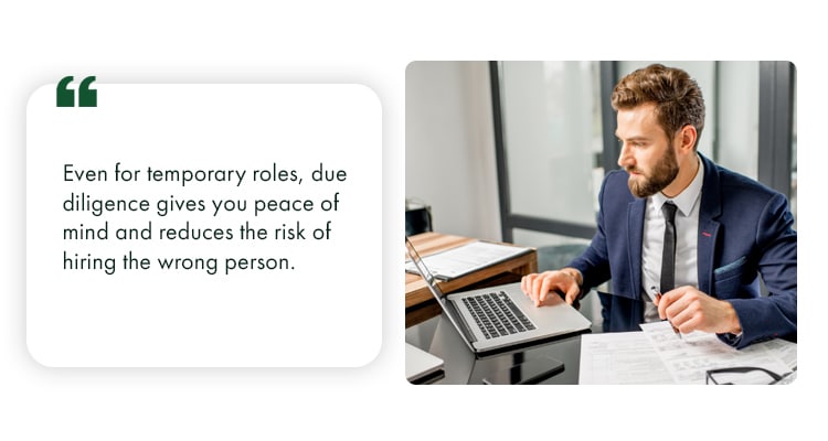 A business owner checking a virtual assistant application.
