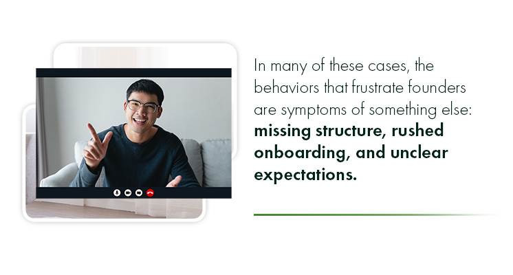 Missing structure, rushed onboarding, and unclear expectations