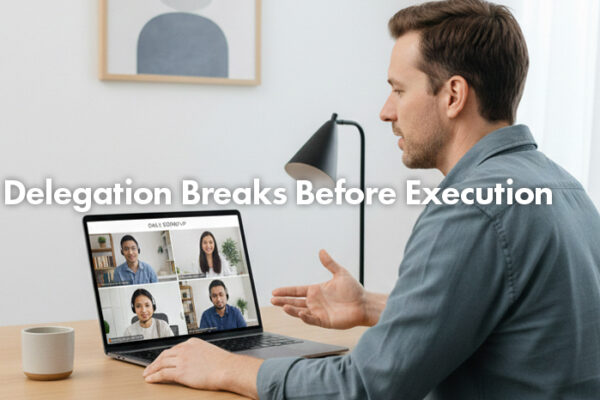 Why Delegation Breaks Before Execution