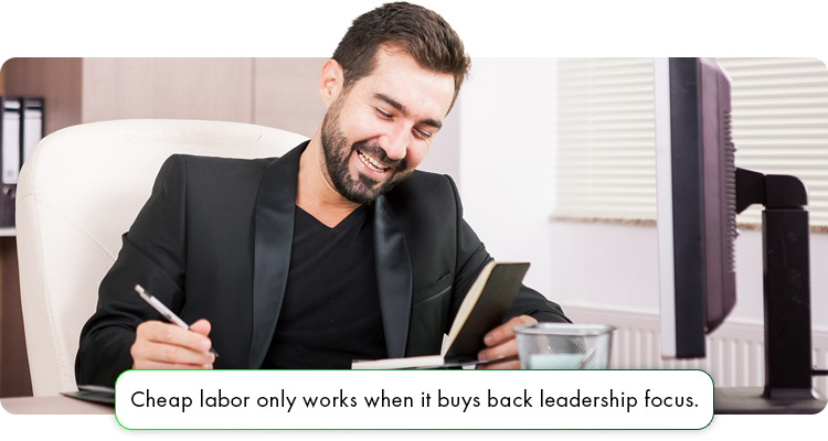 cheap offshore labor cost