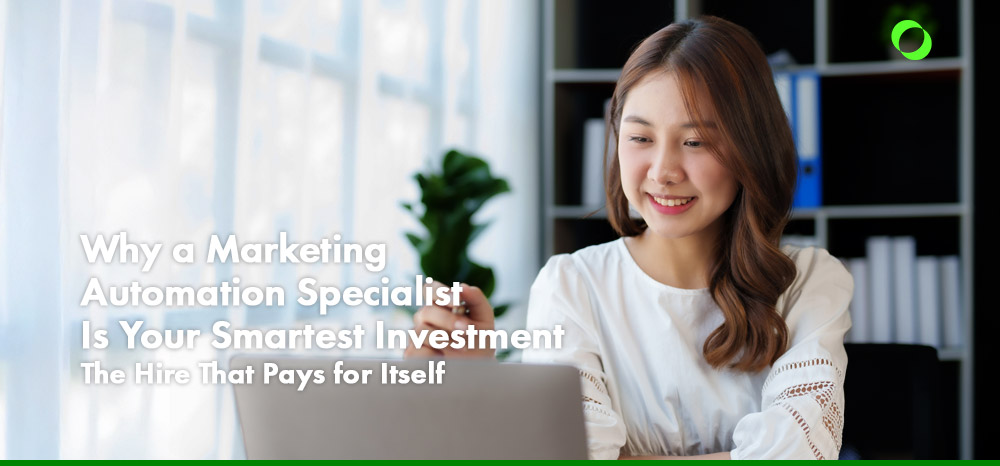 A marketing automation specialist creating automated workflow.