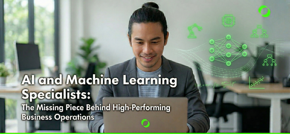 An offshore worker representing AI and machine learning specialists.