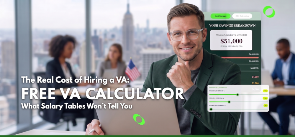 The Real Cost of Hiring a VA and calculating outsourcing cost US.